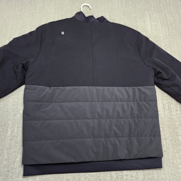 Figs Puffer Jacket Women Large Black Morven Insulated Full Zip Nurse Athleisure - Picture 12 of 13